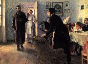 Ilya Repin Oil on canvas painting by Ilya Repin, oil painting on canvas